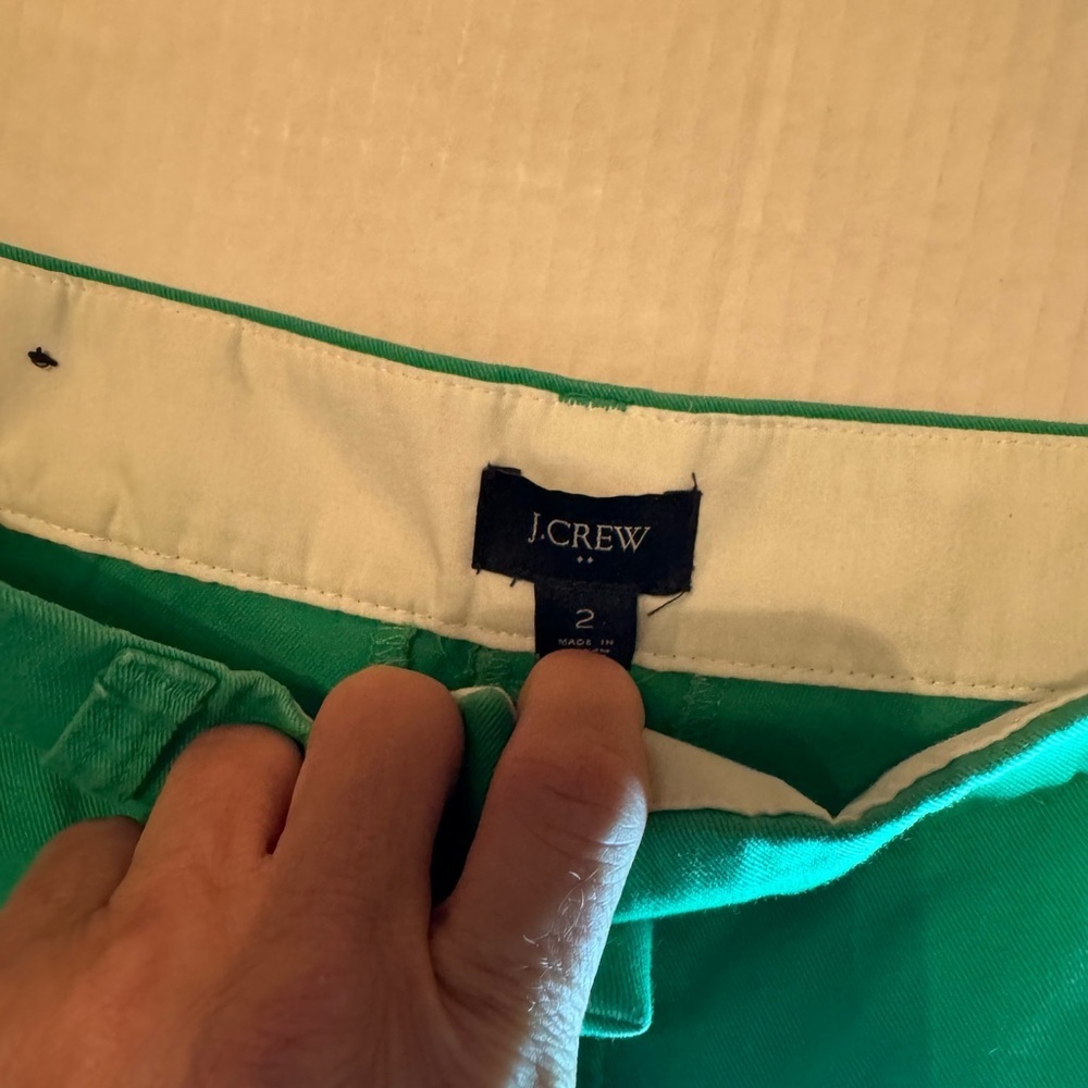 J crew size 2 green short - Picture 5 of 7
